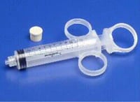 Monoject Control Syringe, 20cc, Low Dead Space, 1cc Graduations, Luer Lock, Sterile, Disposable, Without Needle, 40/Box