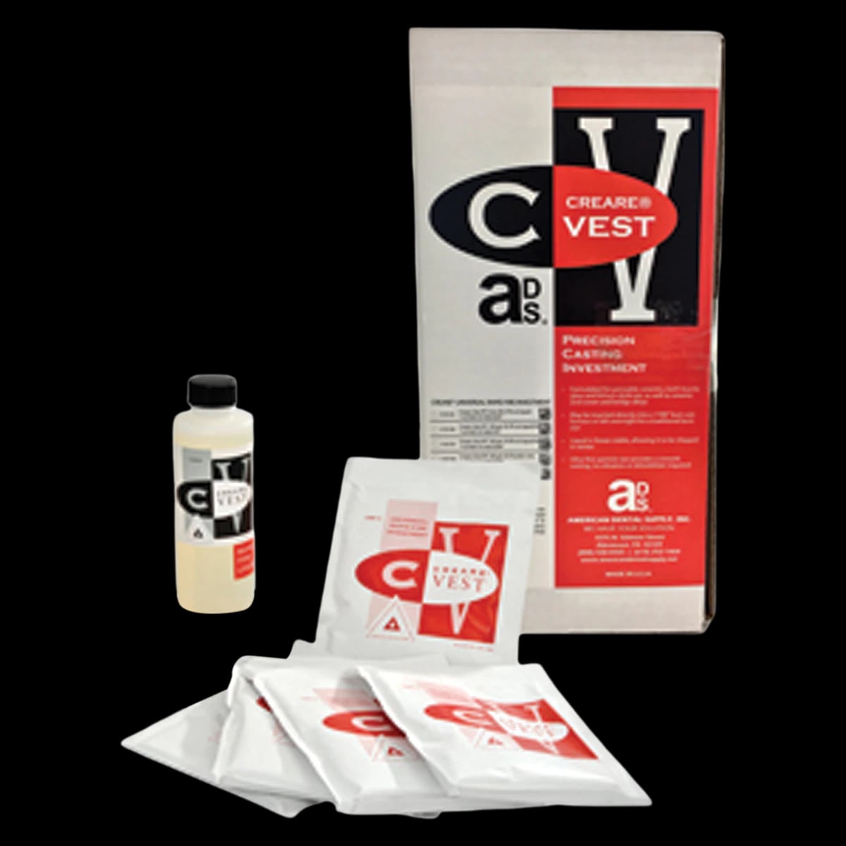 Creare® Vest Universal Rapid Fire Investment, 100g Packets with Liquid, 70/Box, 01KT8PD57NVG2NPY2EGFRHD4S2