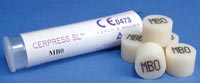 Cerpress SL Pressable Ceramic Ingots, Shade MW (Medium Translucent), Vial of 5