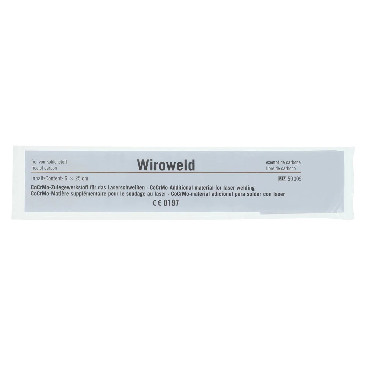 Bego Wiroweld Laser Welding Wire, CoCrMo C-Free, 0.50 mm x 1.5 m (2 g)