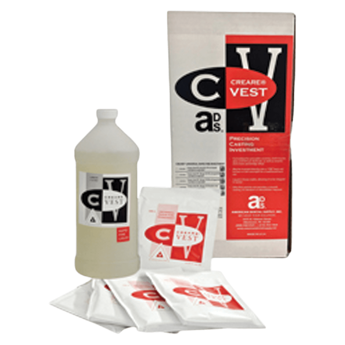 Creare® Vest Universal Rapid Fire Investment, 35 x 100g Packets with 1L Liquid, Kit
