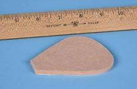 Superior Felt & Filtration Orthopedic Pad Felt, 1/4" Thick, #451, 2.73" x 2.92"