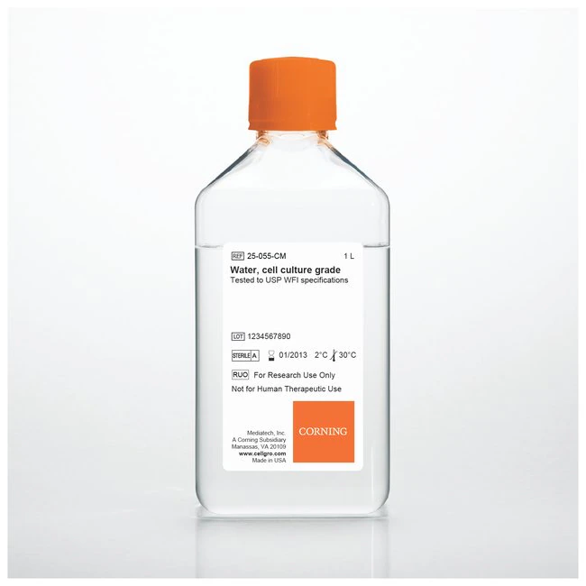 Corning cellgro Deionized Water, Distilled, 1L Bottle, 6/Case