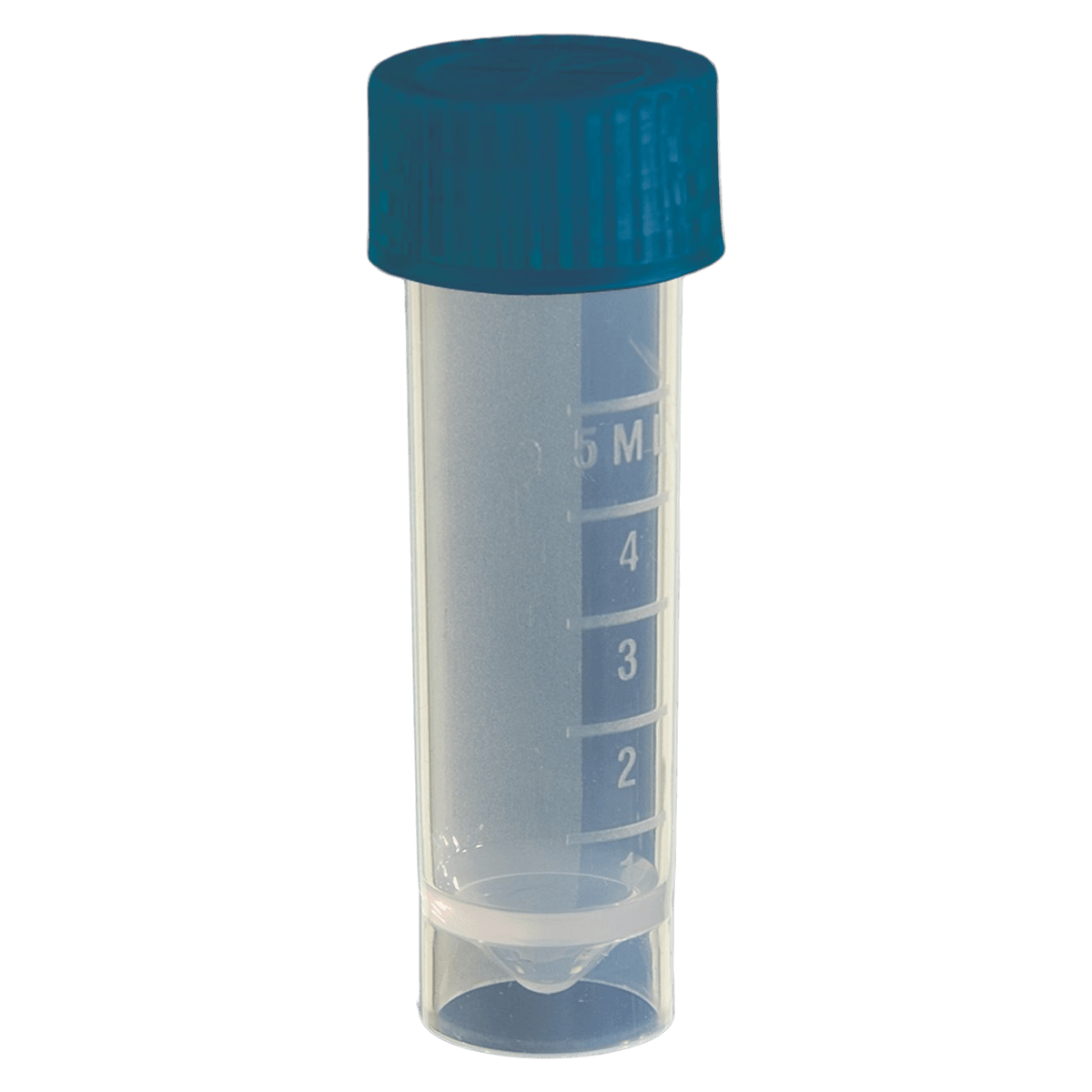 Axygen 5mL Polypropylene Transport Tube with Screw Cap, Non-Sterile, Graduated, Conical Bottom, Self-Standing, 1000/Case