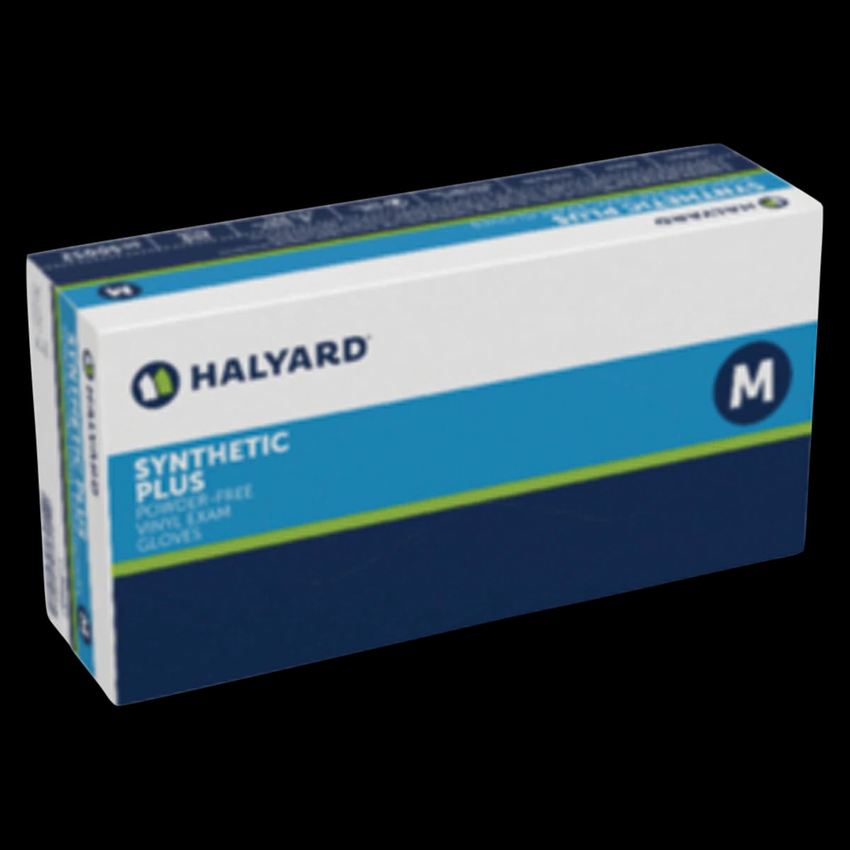Halyard Synthetic Plus Vinyl Exam Gloves, Powder Free, Non-Sterile, Small, Clear, 100/Box