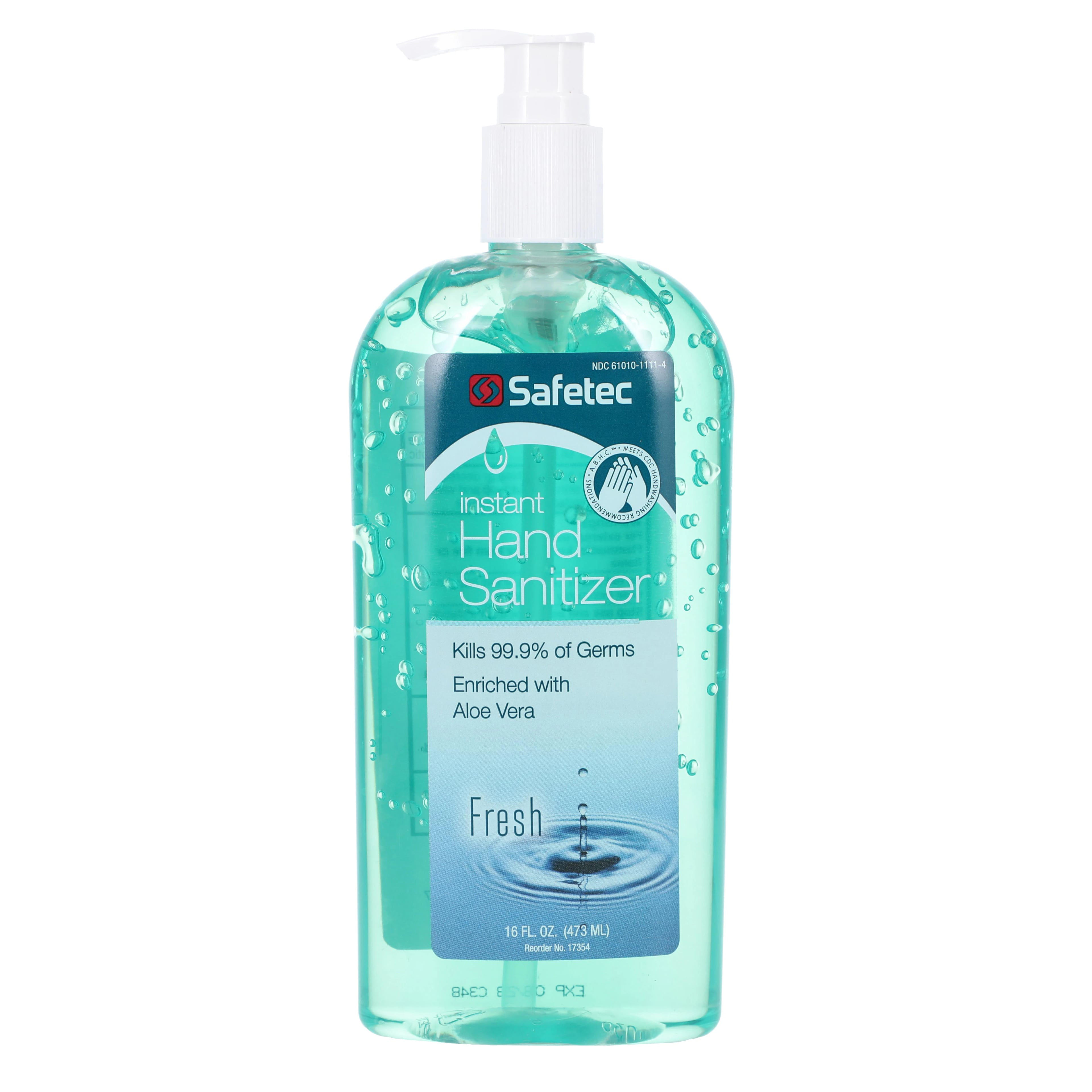 ABHC Biohand Sanitizer, 16 oz, Gel, 66.5% Ethyl Alcohol, Fresh Scent