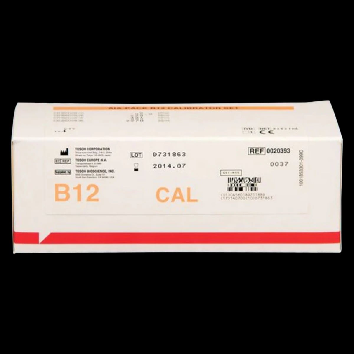 Tosoh AIA-Pack Vitamin B12 Calibrator Set, 12 x 1 mL, for AIA Analyzers