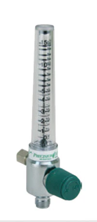 Precision Medical Chrome Oxygen Flow Meter