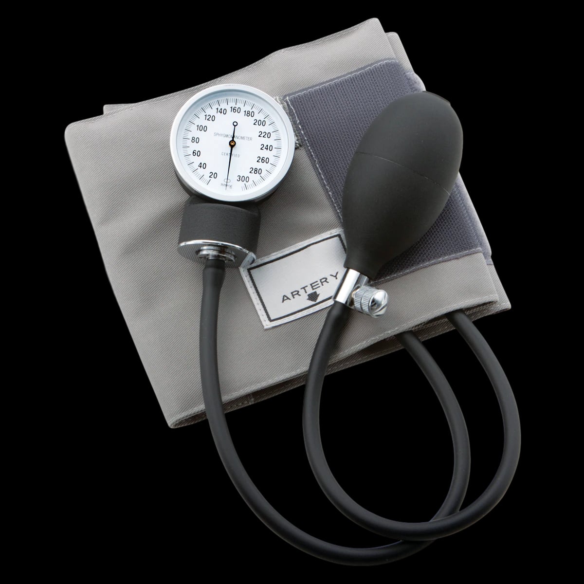 Prosphyg 770 Series Aneroid Sphygmomanometer, Size 11, Gray, Latex-Free, Arm Cuff with Dial Display