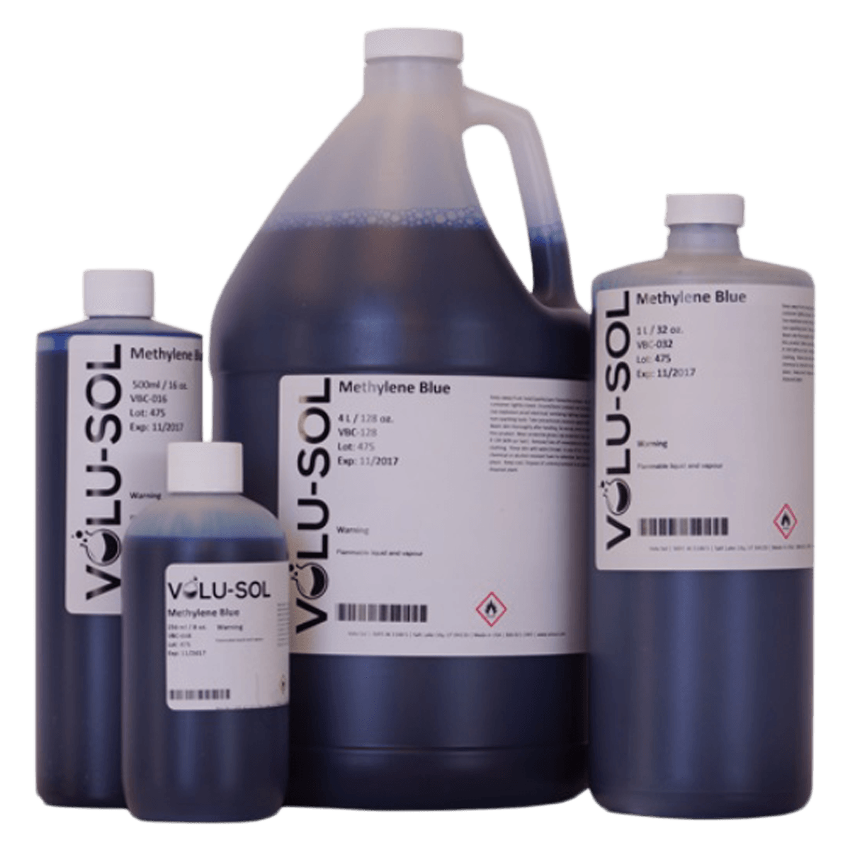 Volu-Sol Methylene Blue Stain, 32 oz Bottle