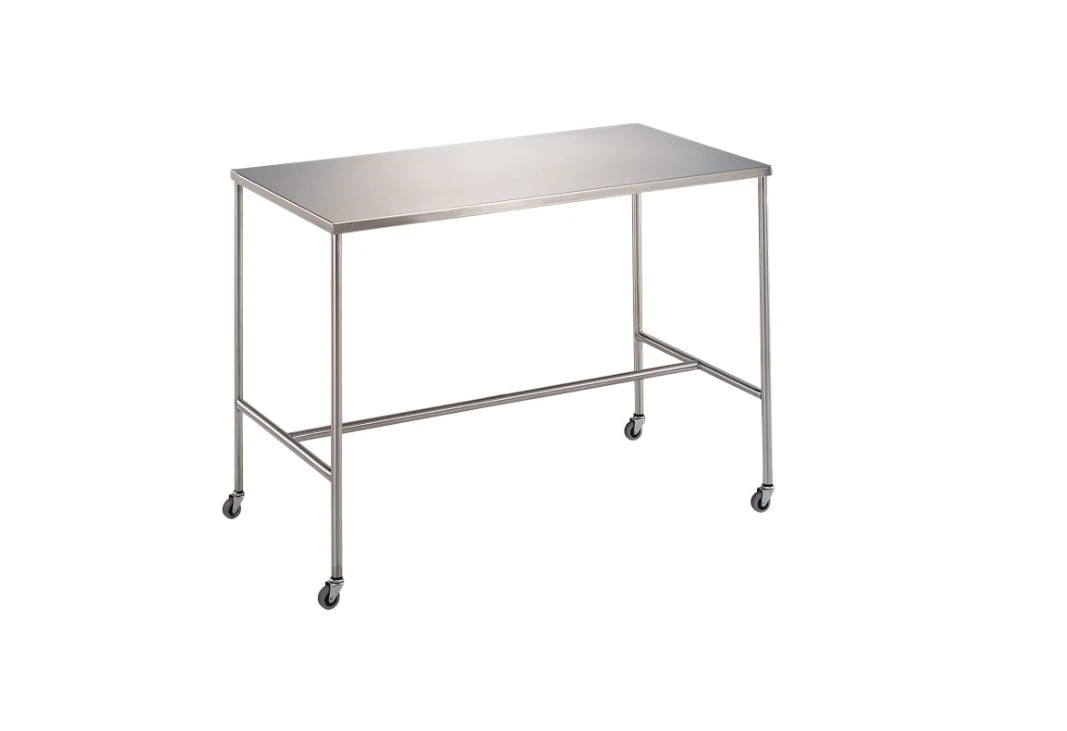 Blickman Sawyer Instrument Table with H-Brace, 48"W x 24"D x 34"H