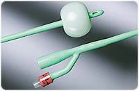 Bard Silastic 2-Way Foley Catheter, Short Round Tip, Silicone Coated, 24 Fr, 5 cc Balloon