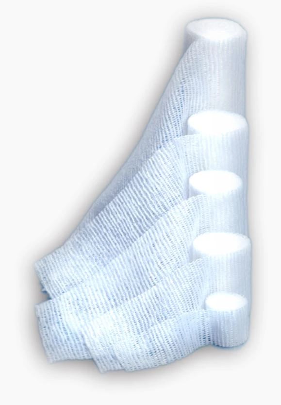 DeRoyal Apex Conforming Gauze Bandage, Rayon/Polyester, 2" x 65", 1 Ply, Sterile, 96/Case