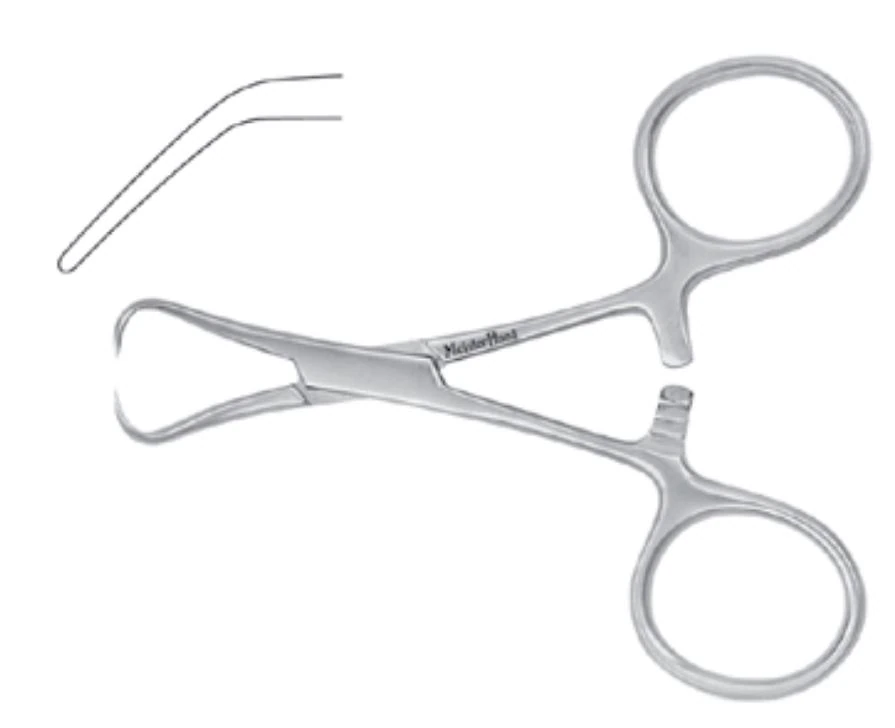 Backhaus Towel Clamp, 4" (10 cm), Stainless Steel, Autoclavable, Reusable, Miltex-Integra