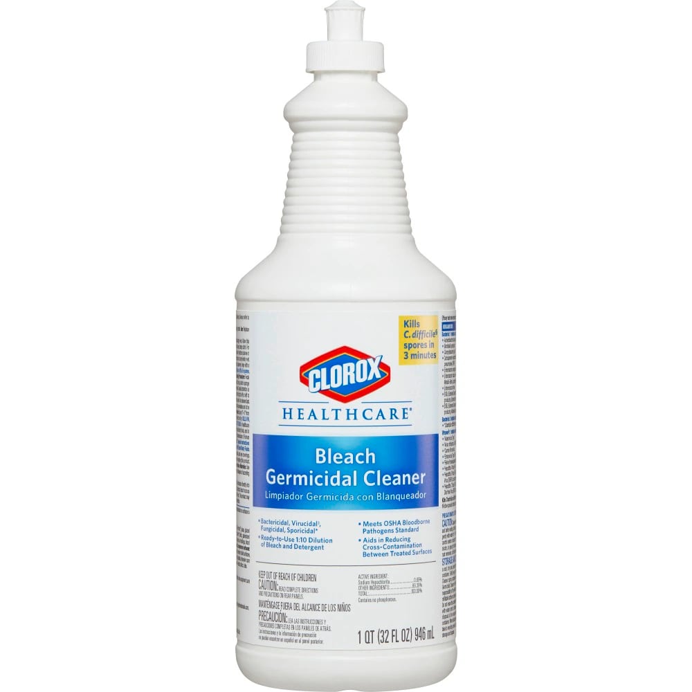 Clorox Healthcare Surface Cleaner & Disinfectant, Pull-Top, 32 oz/Bottle
