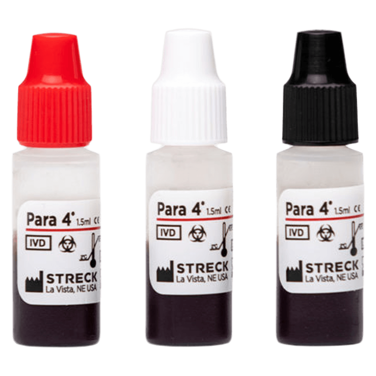 Streck Para 4 Hematology Control, Multi-Analyte Low/Normal/High, 12 x 1.5 mL