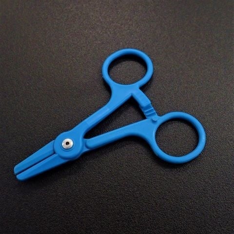 Tube Occluding Forceps, Plastic, Non-Sterile, 11.3 cm, 100/Bag
