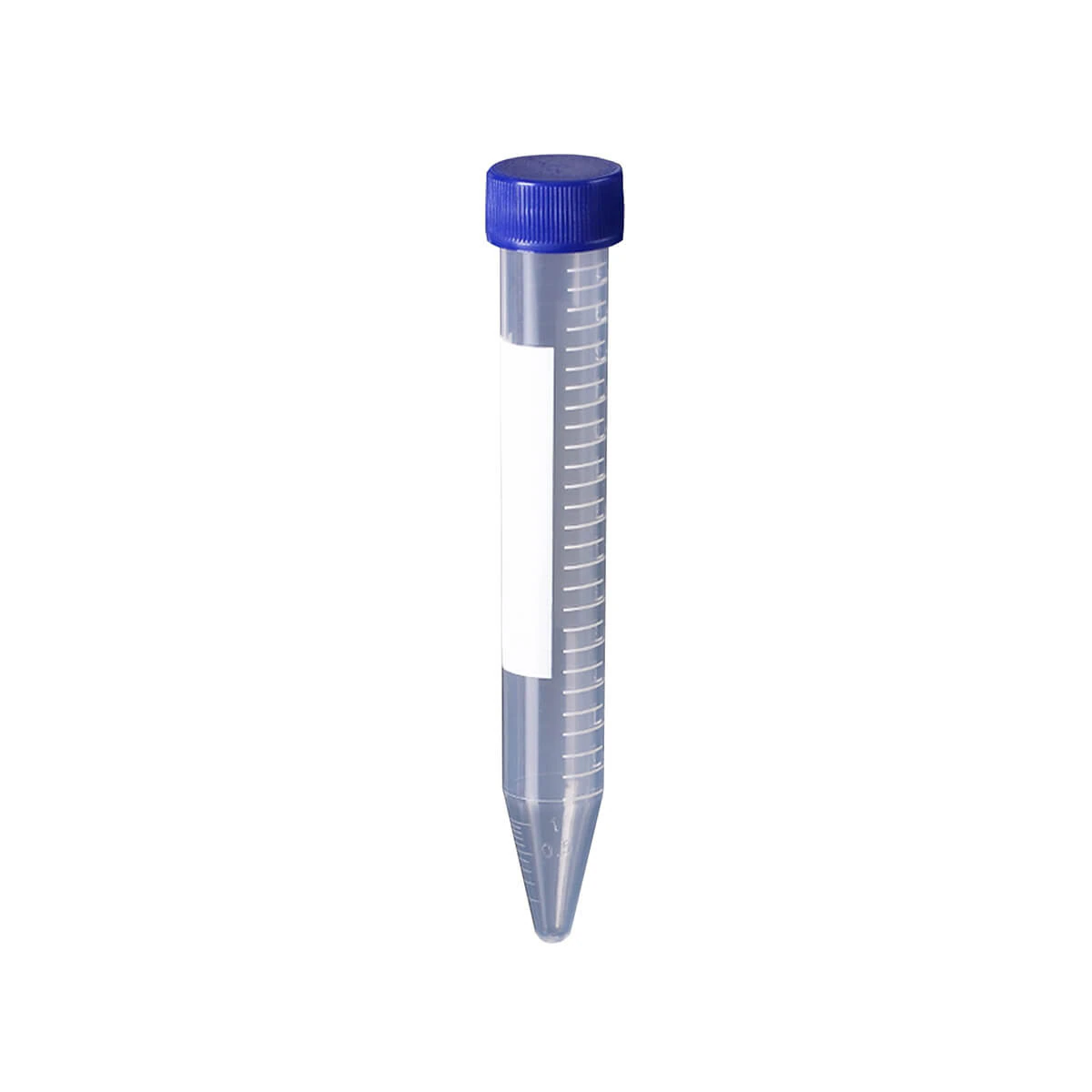 Azer Scientific Centrifuge Tube, Polypropylene, 15mL, 17x120mm, Graduated, Clear, Attached Screw Cap, Conical Bottom, Sterile, 500/Case