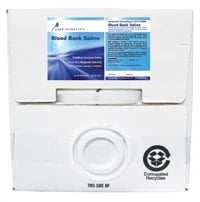 Azer Scientific Blood Bank Saline Reagent, 7.0-7.2 pH, with Spigot, 10L