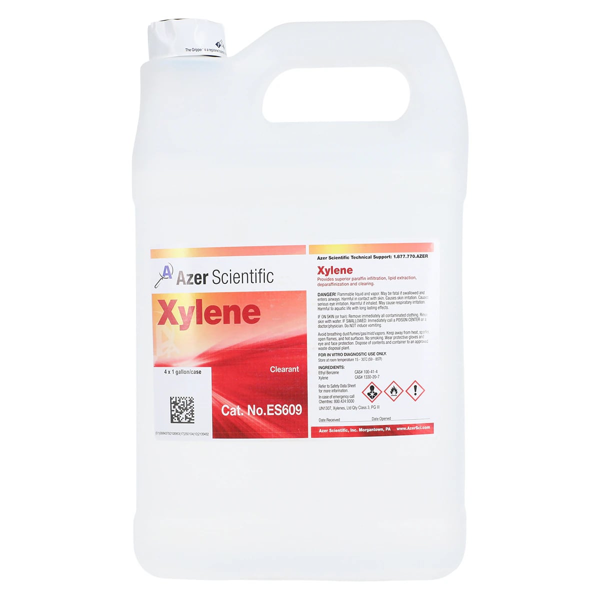 Xylene Reagent, 1 Gallon (Azer Scientific)