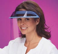 Op-D-Op II White Visor Shield Kit with 3 Shields, Mini Shield, and Light Cure Filter