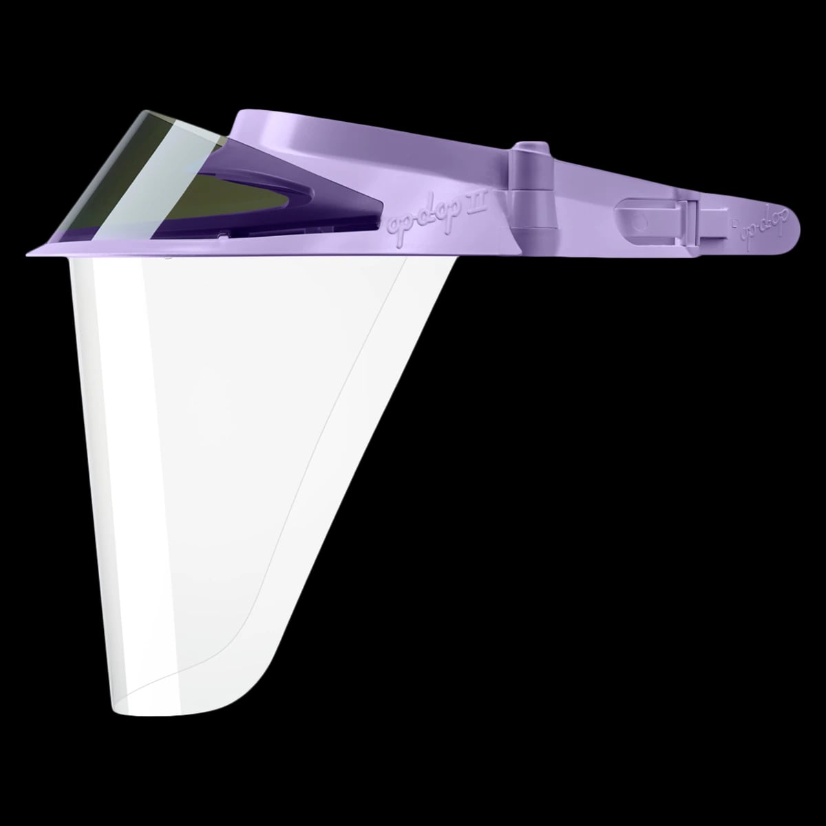 Op-D-Op II Visor Shield Protective Barrier System Kit II, Violet, 355DK-VT