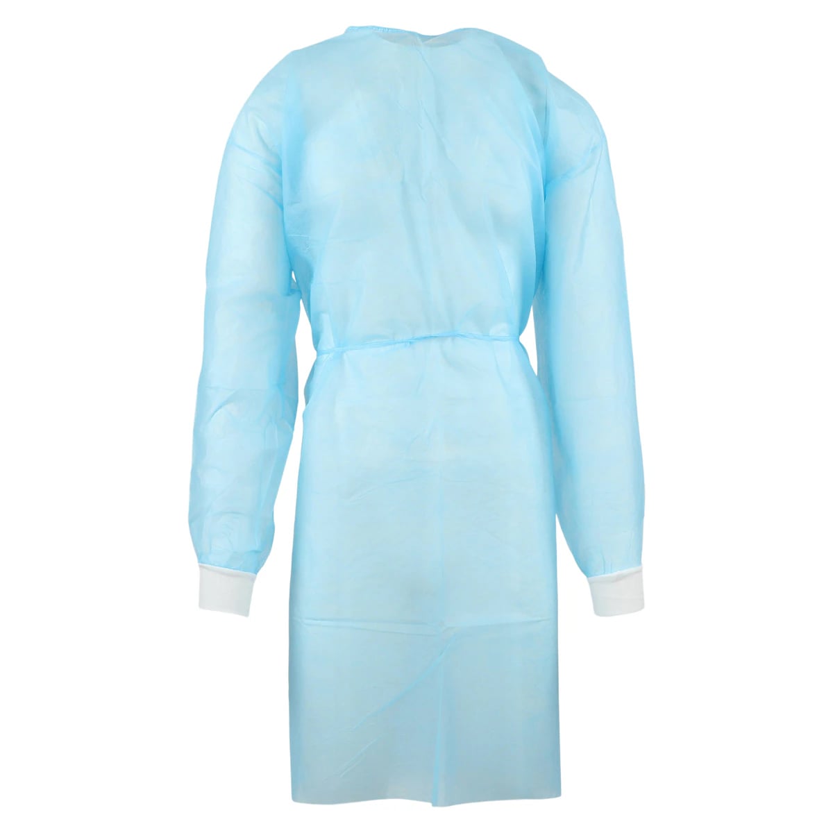 Maytex Isolation Gown, Blue, Knit Cuff, 25 g, One Size, 50/Pack, 7010BC