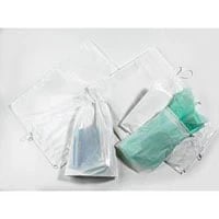 Action Health Drawstring Patient Bag, White, 16" x 18" x 3"