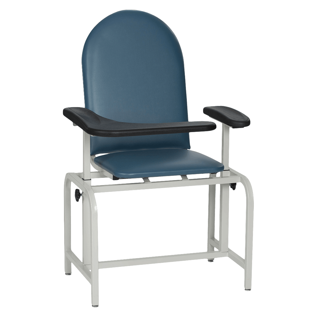 Winco Mfg Blood Drawing Chair, Gray, Steel Frame