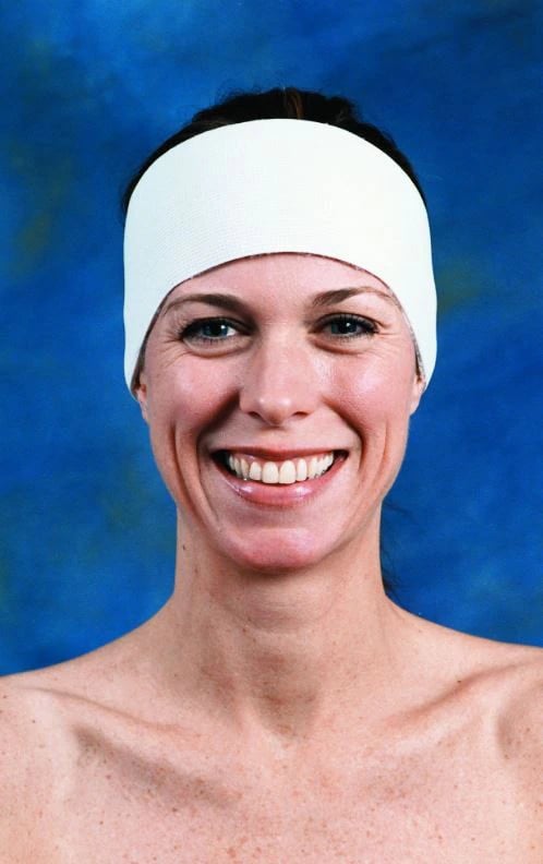 ES Medical Otoplasty Headband, One Size Fits All, White, Cotton Stretch Bandage, Each