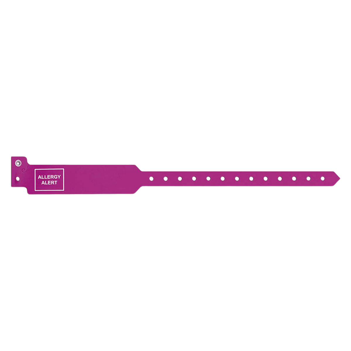 Sentry SuperBand Alert Wristband, Polyester, Permanent Snap, Pre-Printed, Adult, Purple, 11-1/2", Disposable, 250/Box