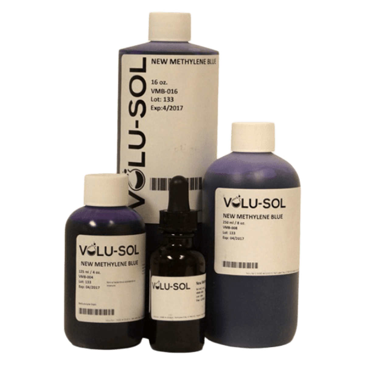 Volu-Sol Methylene Blue Solution, 16 oz Bottle