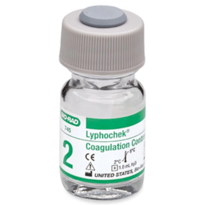 Bio-Rad Lyphochek Coagulation Control Level 2, Lyophilized, 12 x 1 mL