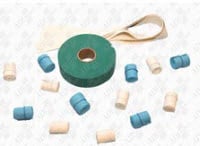 Adi Medical Tourniquet Roll Latex, 18x1", White, Rolled/Banded, Disposable, Non-Sterile, 10/Package