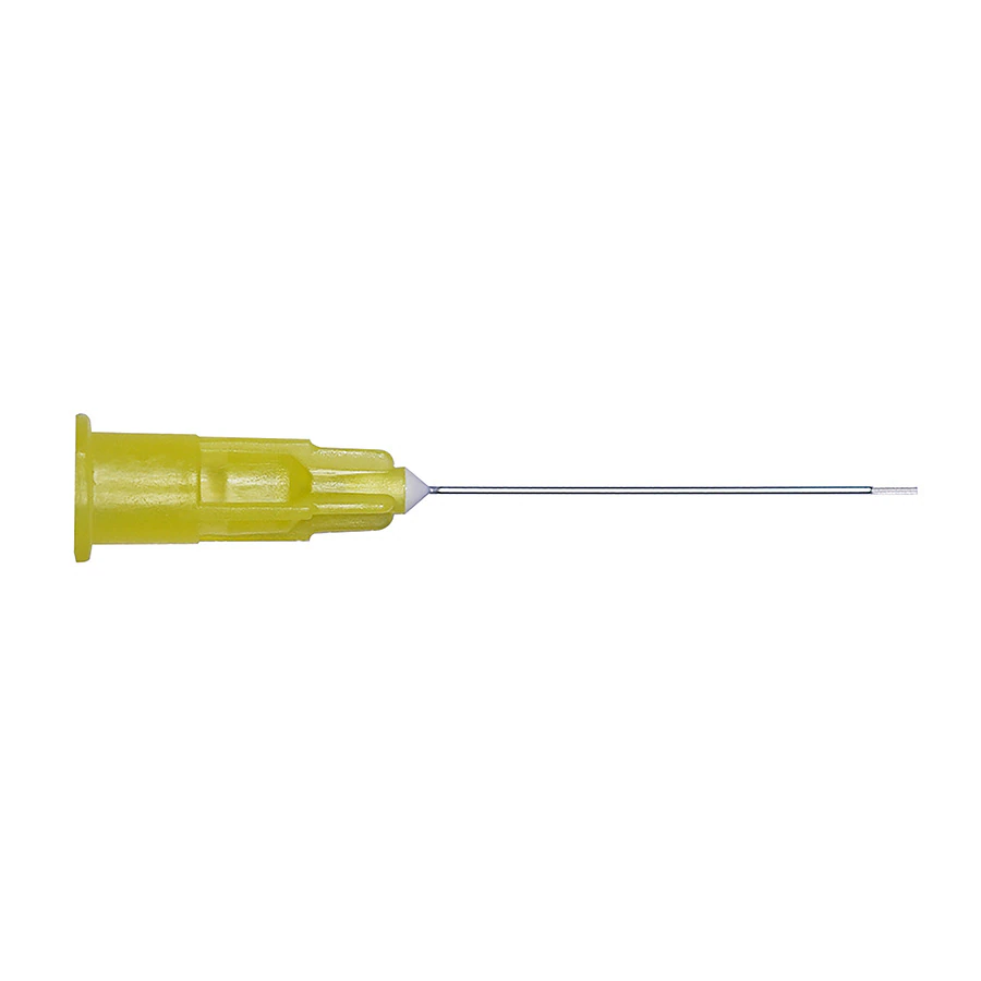Edge Irrigation Needle Tip, 27 Gauge, Yellow, 100/Box