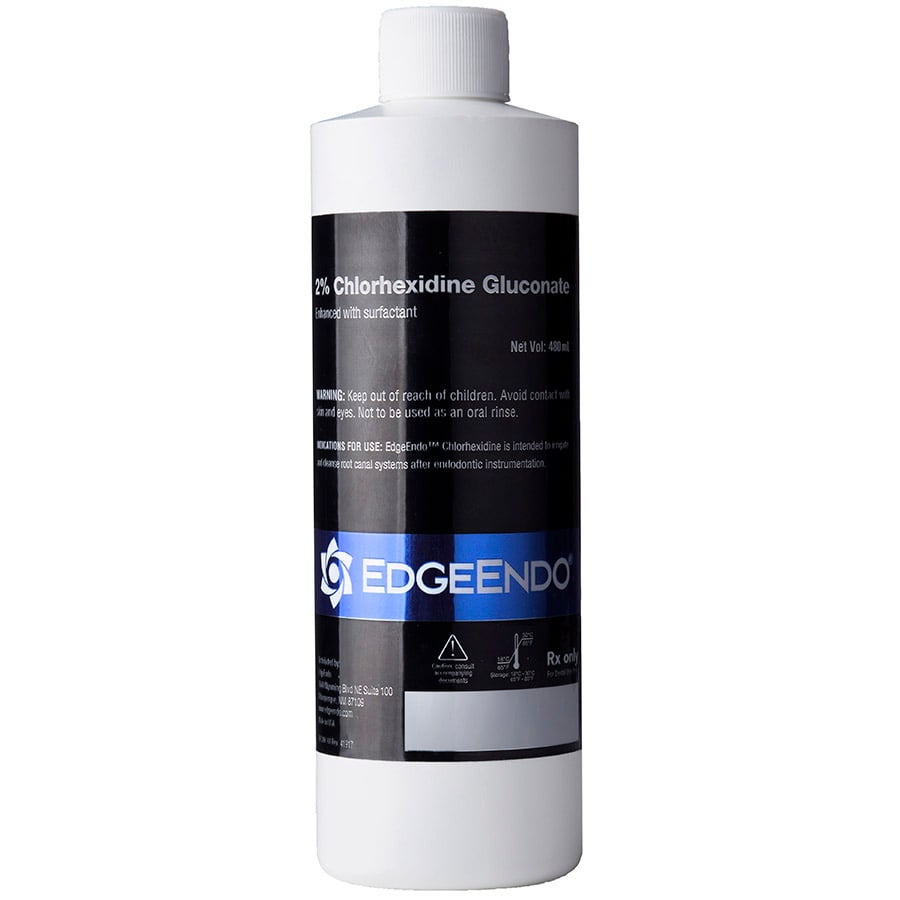 EdgeEndo 2% Chlorhexidine Gluconate Cleansing Solution, 480 mL Bottle