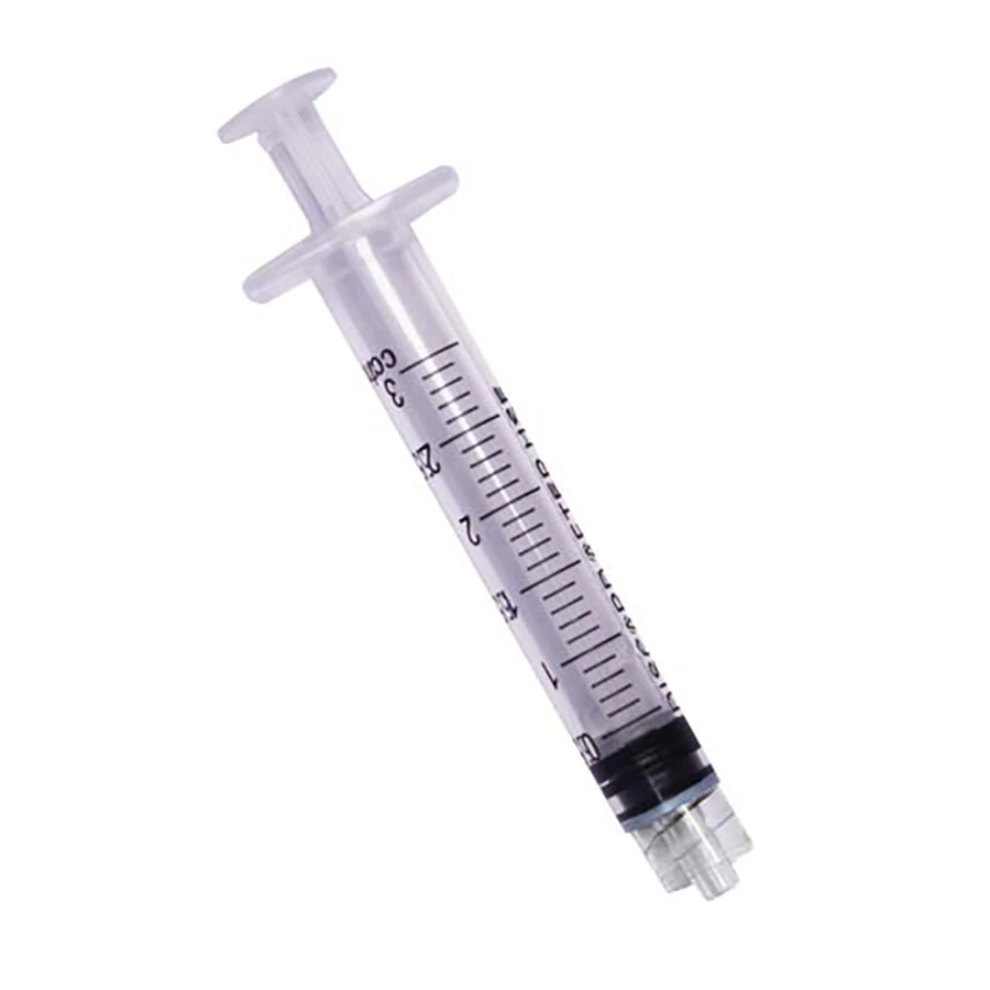 Edge Luer-Lock Syringes, Clear, 100/Box