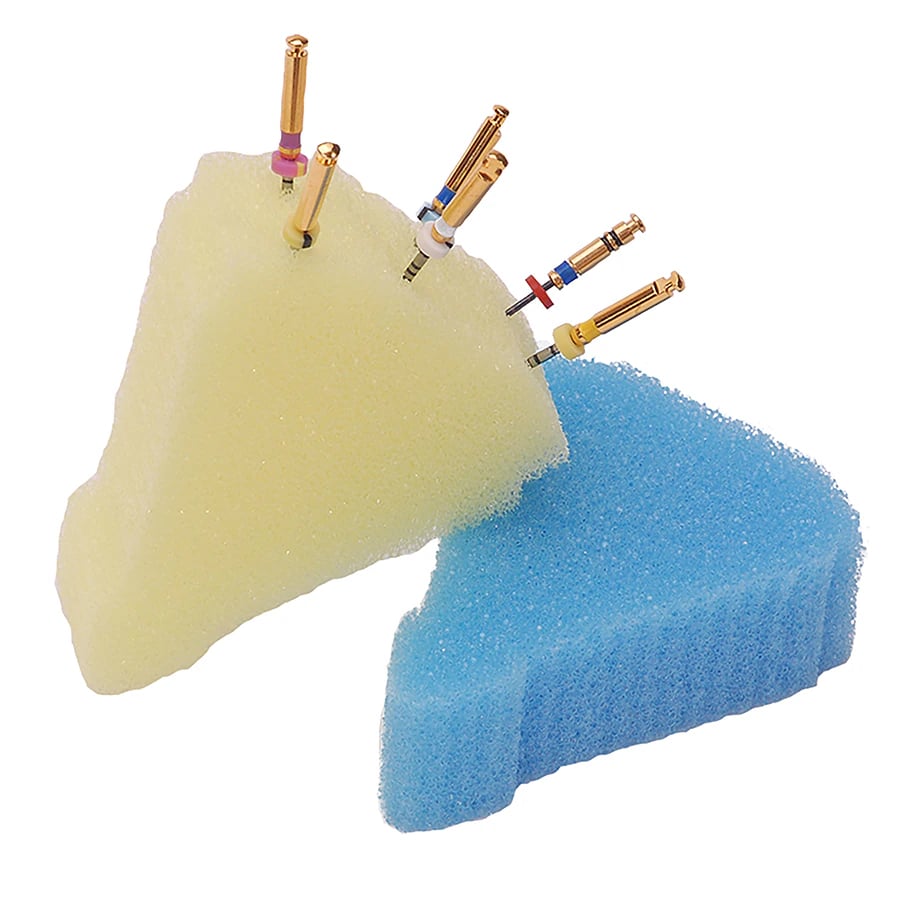EndoRing Combo e-foam Insert Refill, Yellow/Blue, Autoclavable, 48/Box