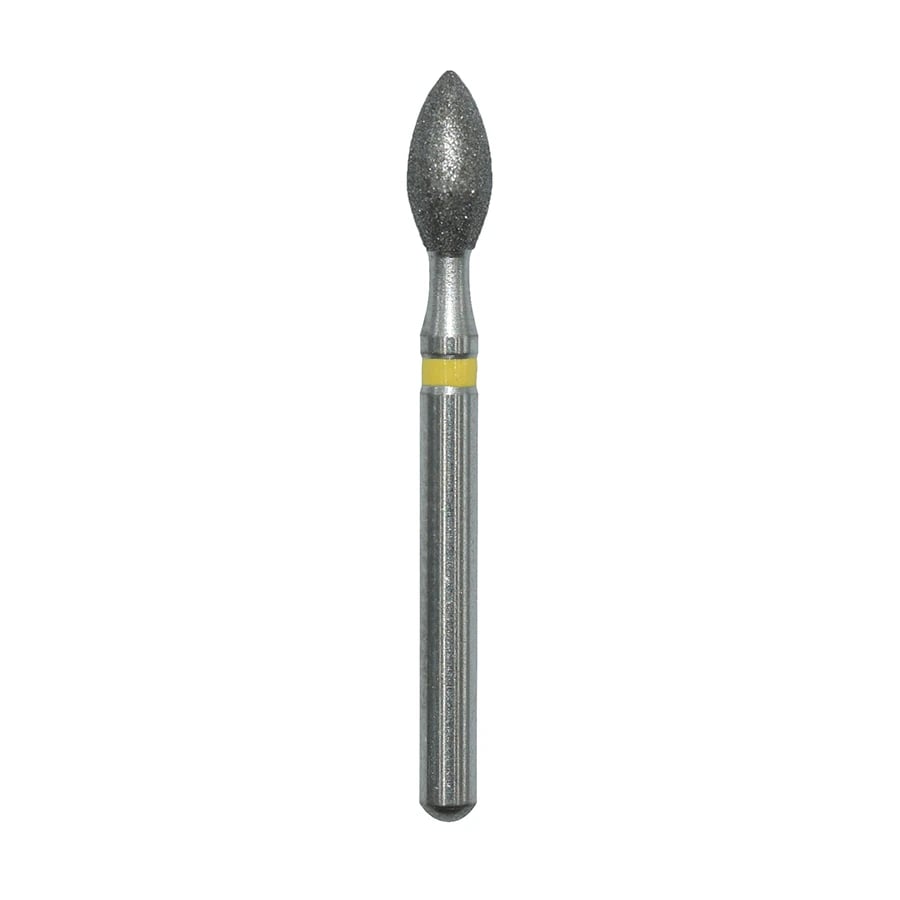 Edge Diamond FG Bur, Friction Grip, Fine Grit, Bud Shape, 368-023XF, 19.0 mm, 25/Box