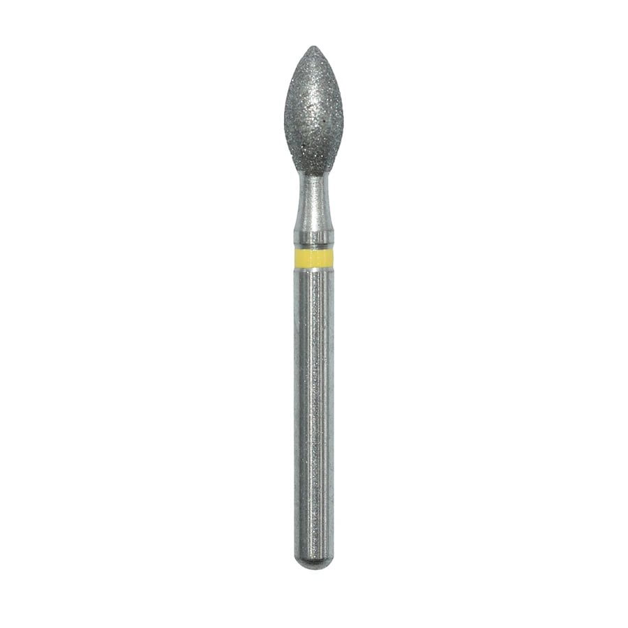 Edge Diamond Bur, Friction Grip, Extra Fine, Bud Shape, 368-025XF, 19.0 mm, 25/Box