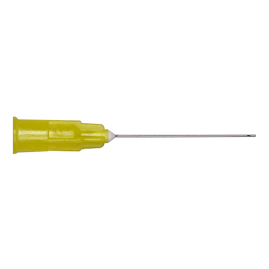 Edge Irrigation Probe Tip, 27 Gauge, Yellow, 100/Box