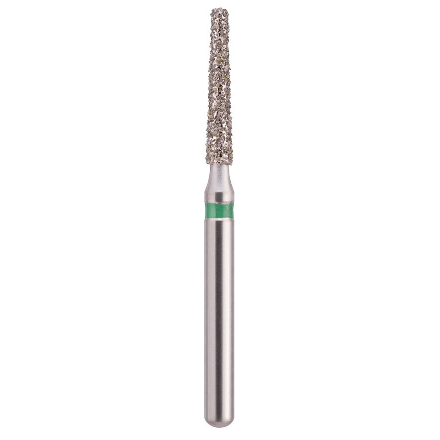 Edge Endo Diamond Bur, Friction Grip, Coarse, Flat End Cylinder, 848-016C, 25/Pkg