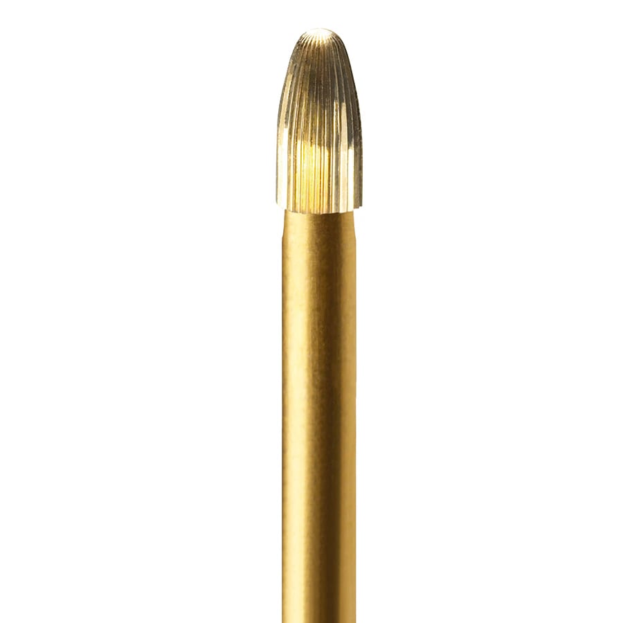 Edge Burs Finishing Carbide Bur, Egg Shape, Friction Grip, 9406, 3.4 mm, 5/Pkg