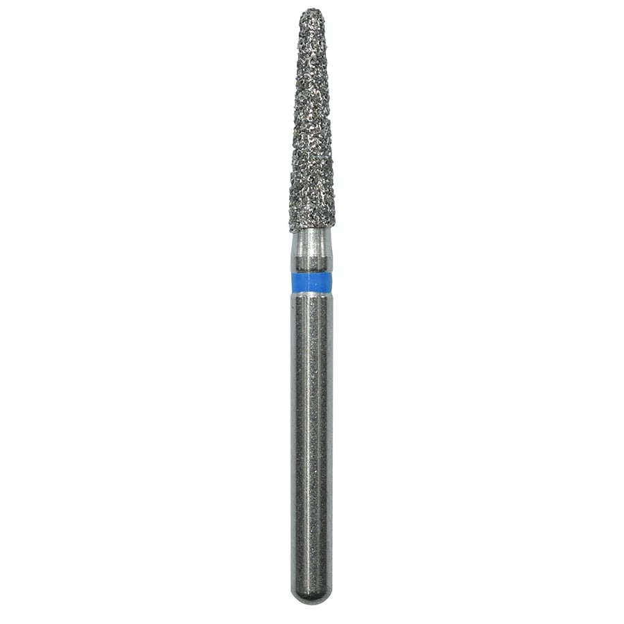 Edgeendo Diamond Round End Taper Bur, Friction Grip, Medium, 856-018M, 25/Box