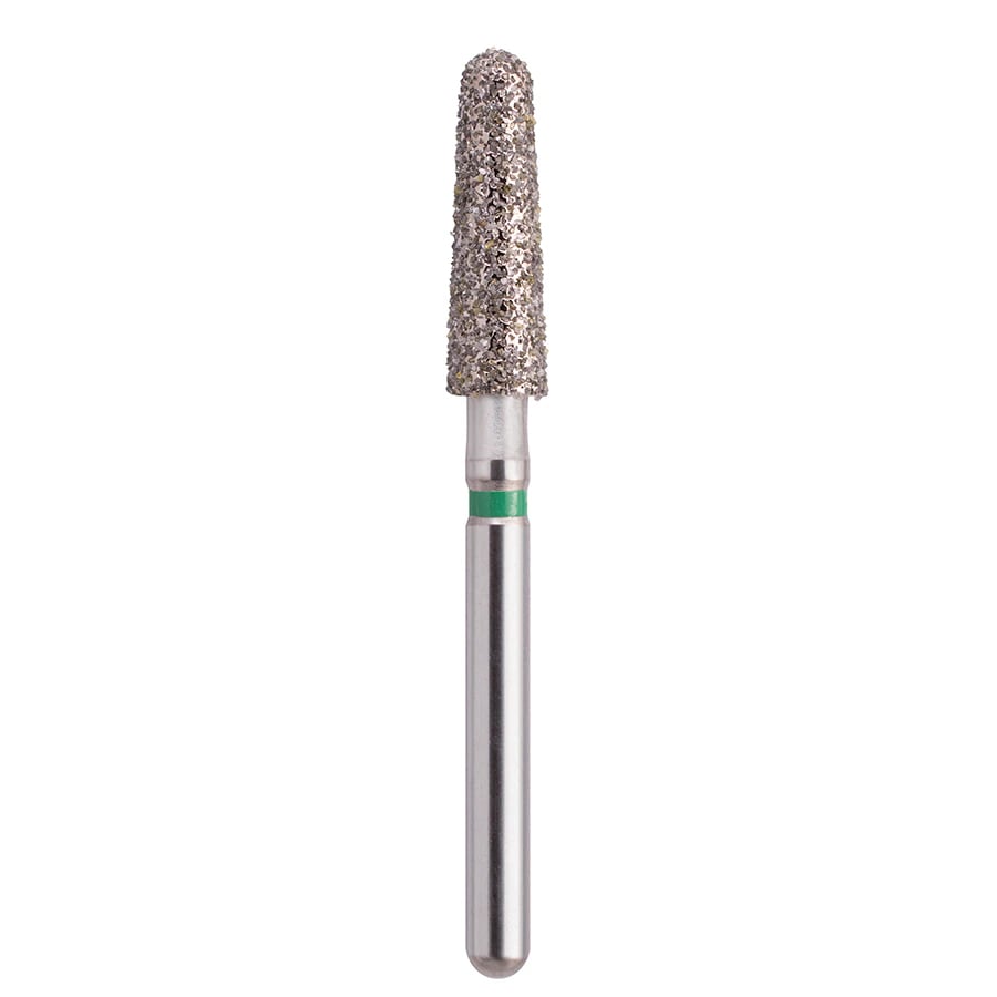 Edgeendo Diamond Round End Taper Bur, Friction Grip, Coarse, 8.0mm, 25/Box, 198025C
