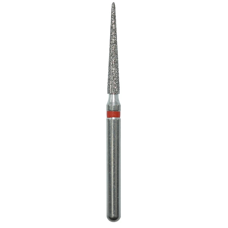 Edge Burs Diamond Bur, Friction Grip, Fine Pointed Cone, 859-016F, 25/Pkg