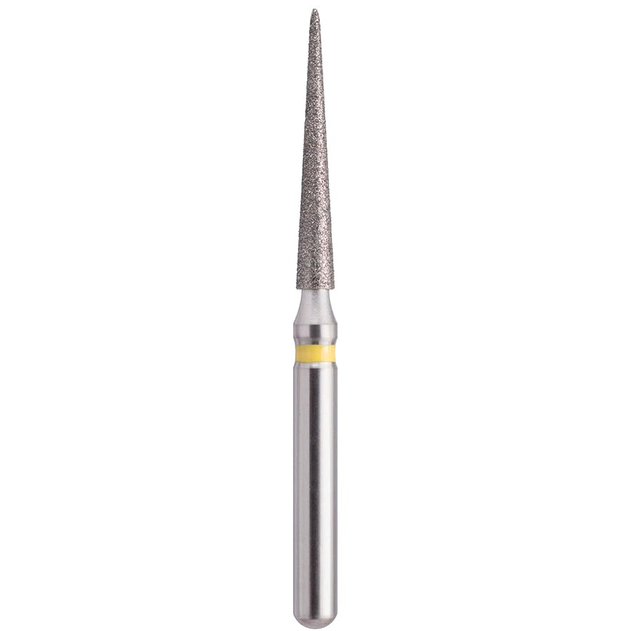 Edge Burs Diamond Bur, Friction Grip, Extra Fine, Pointed Cone, 859-016EF, 25/Package