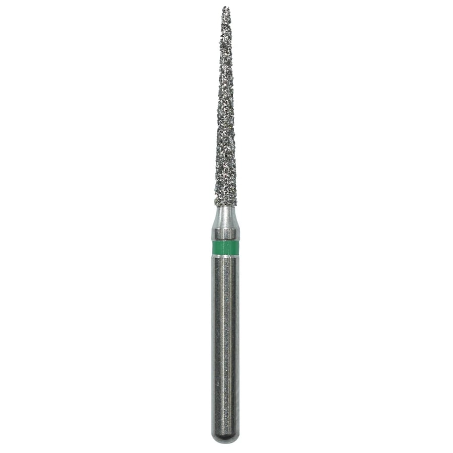 Edge Burs Diamond Bur, Friction Grip, Coarse, Pointed Cone, 859-012C, 11.5 mm, 25/Package