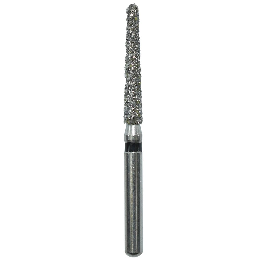 EdgeEndo Diamond Round End Taper Short Friction Grip Extra Coarse Bur, 850-014SC, 25/Box, 199014SXC