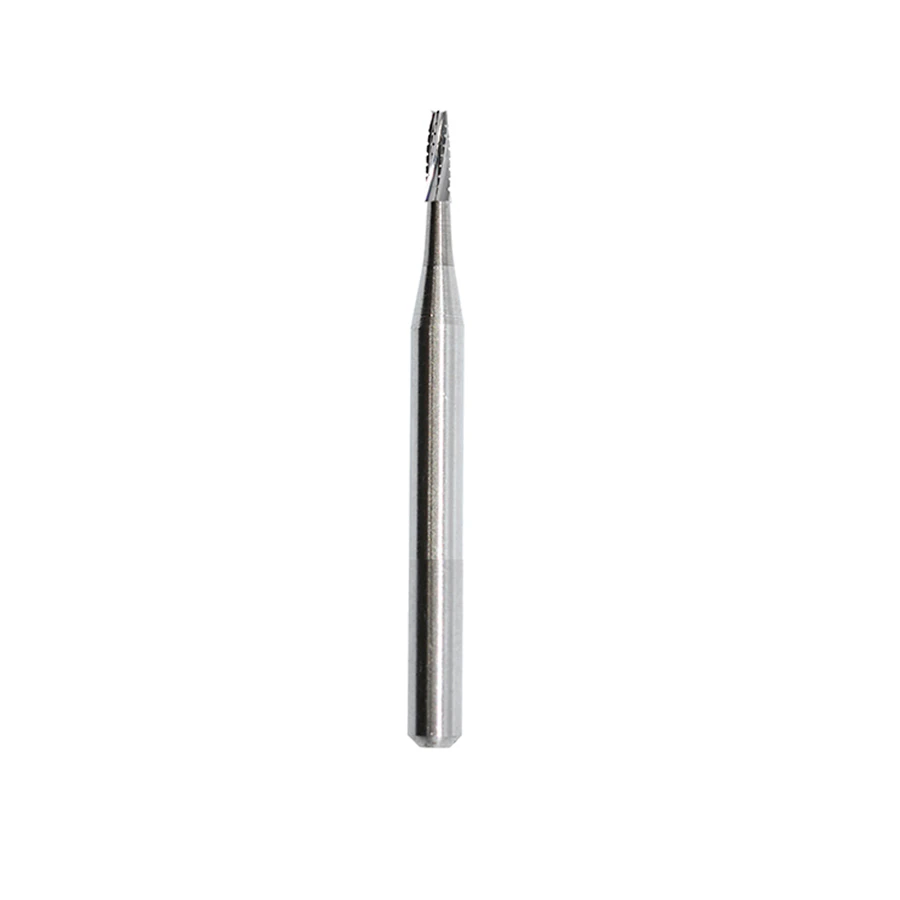 Edgeendo Operative Carbide Bur FG, Taper Fissure, Friction Grip, 701, 19 mm, 100/Pkg